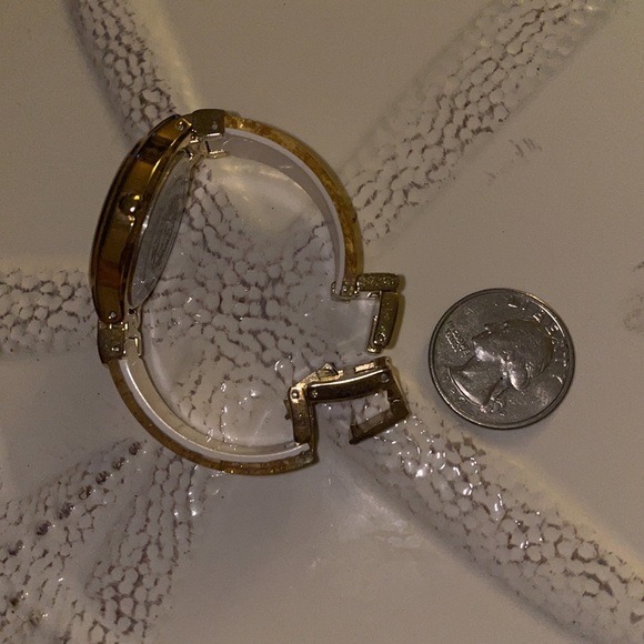 Anne Klein gold tone n speckled watch main image 5